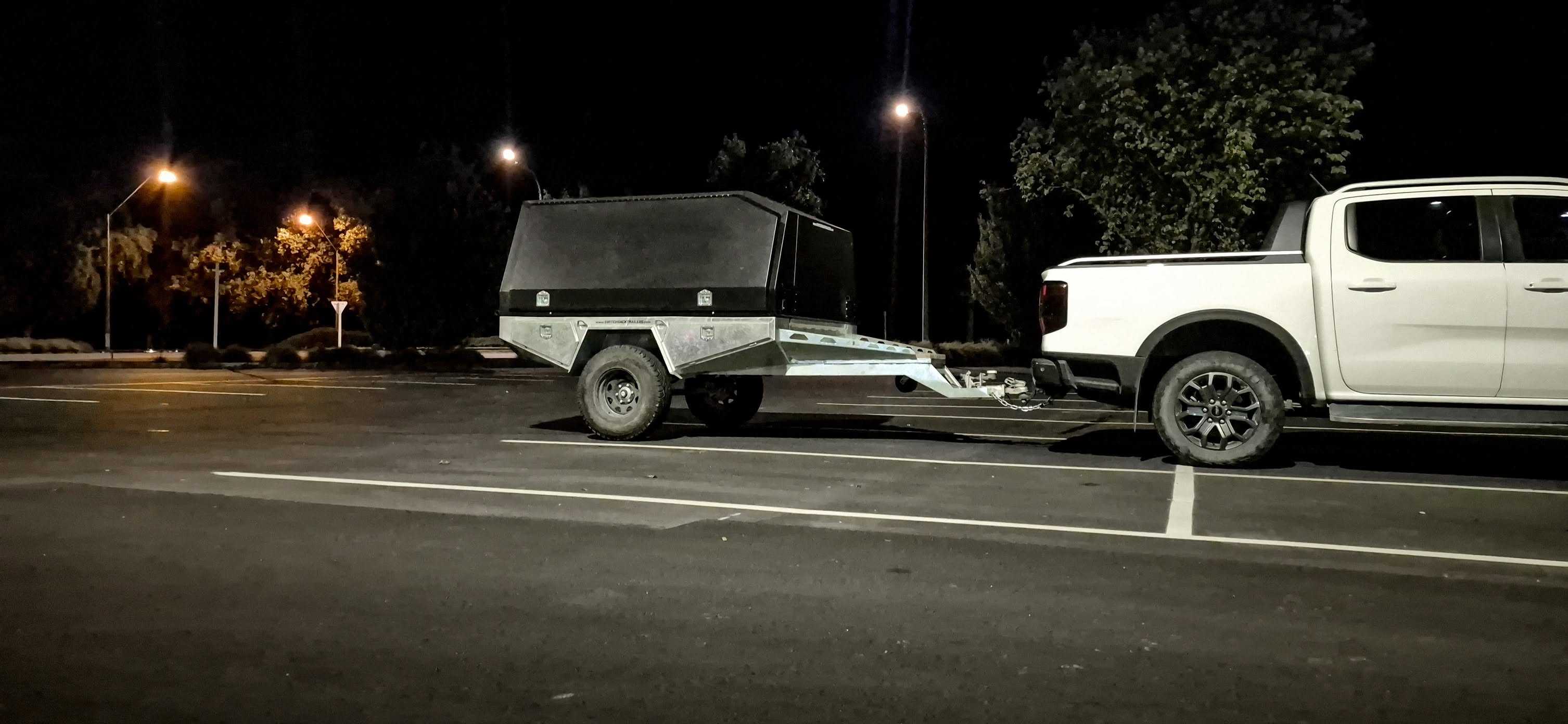 A Switchback trailer working on a New Zealand worksite